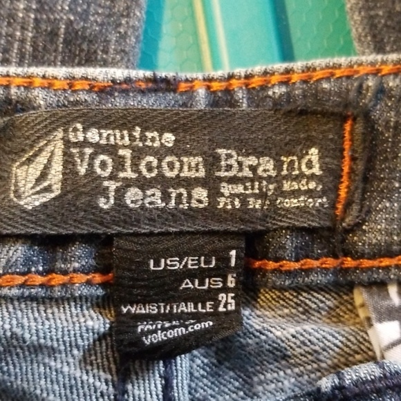 Volcom Jeans modern straight size 1 excellent - Picture 3 of 7